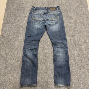 BKE Jake Denim Jeans Men's 32x30 Boot Dark Washed Faded Straight Leg